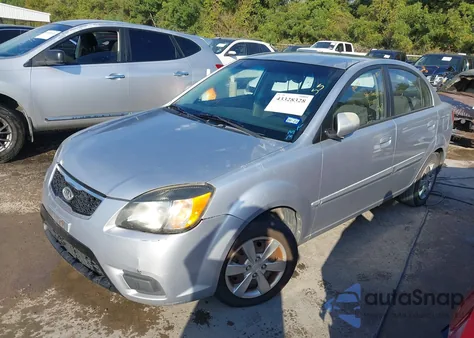 2011 Kia Rio Lx from USA, damaged, VIN KNADH4A35B6850875